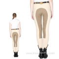 Beige Breathable Riding Pants For Men